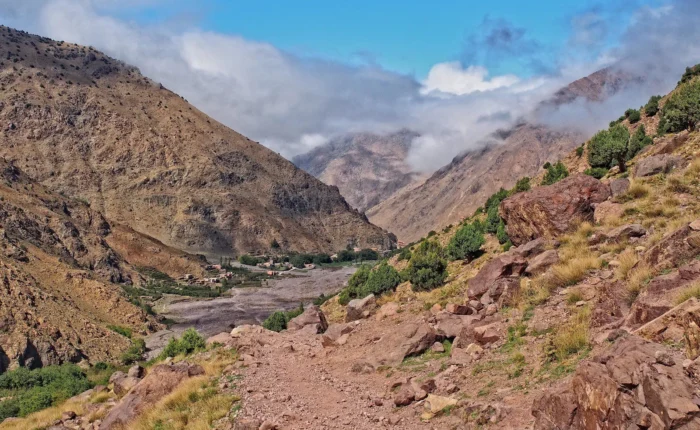 Atlas Mountains Day Hike to Sidi Chamharouch with Picnic Lunch