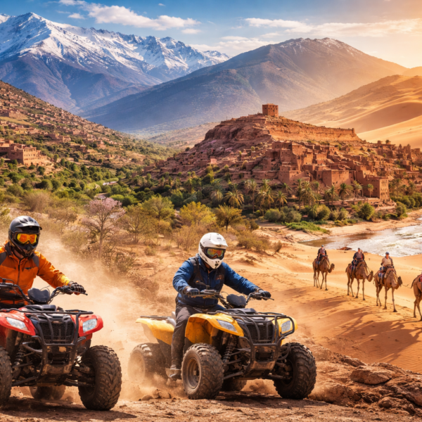 Experience the Best of Marrakech Quad and Camel Ride Combo