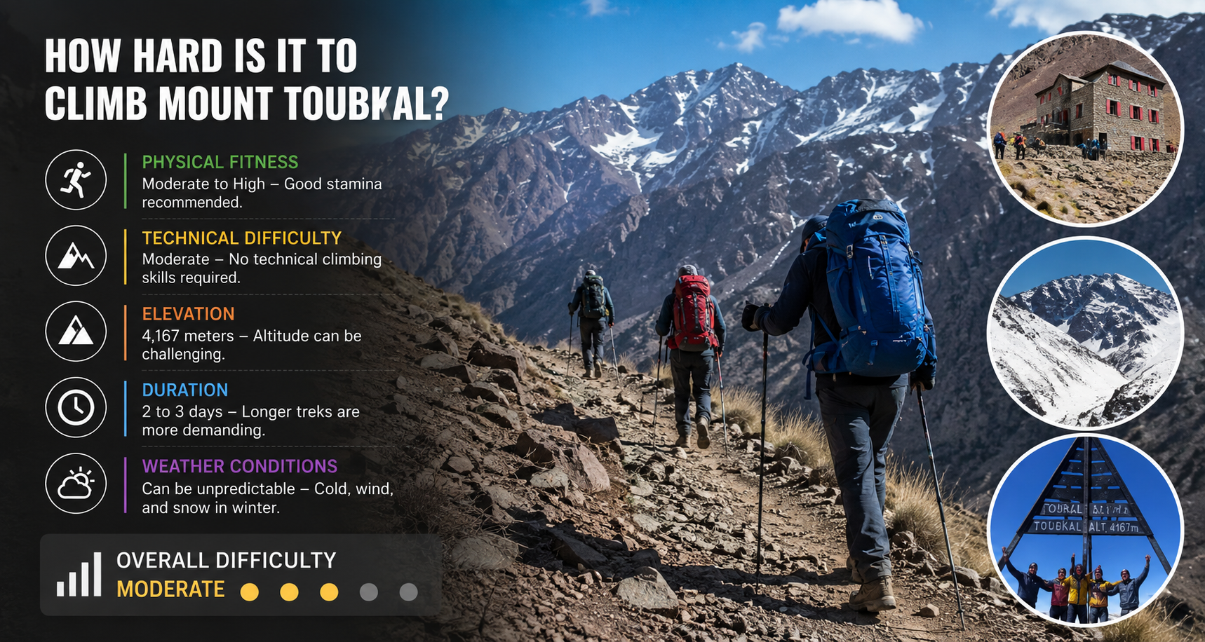 How Hard Is It to Climb Mount Toubkal?