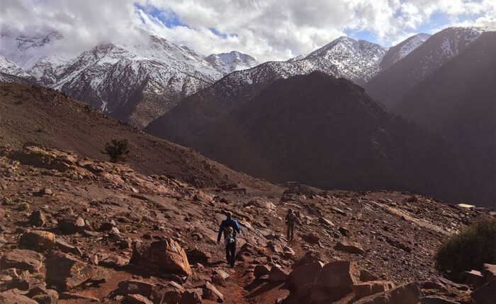 5 dagar i Höga Atlas Berberbyar dalar och bestigning av Jebel Toubkal